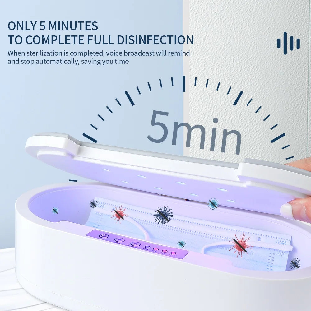 UV Nail Manicure Make up Tool Sterilizer Disinfection Box